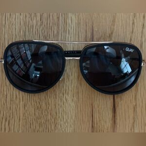 Quay Australia All In Black and Gold Sunglasses​